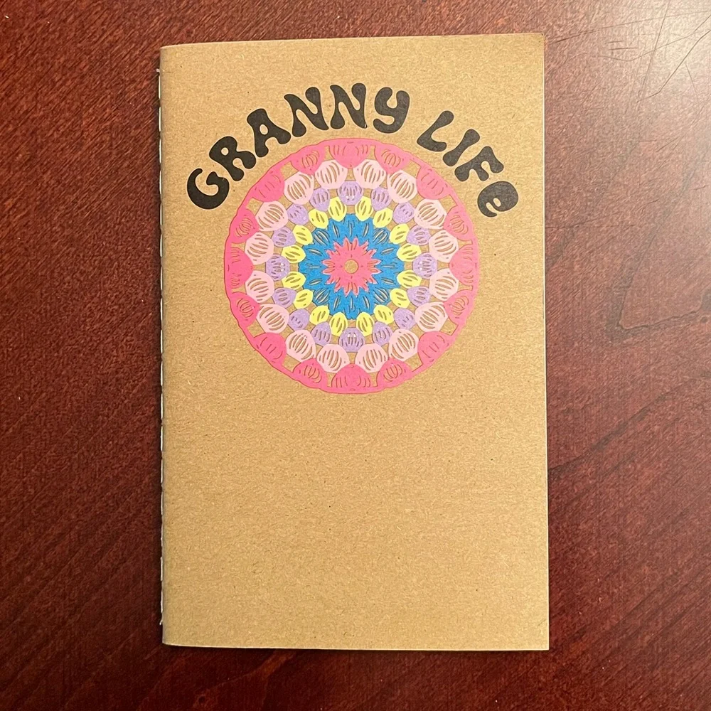 NWT Big Twist “Granny Life” Mini Notebook – 3.5x5.5” – 48 Pages